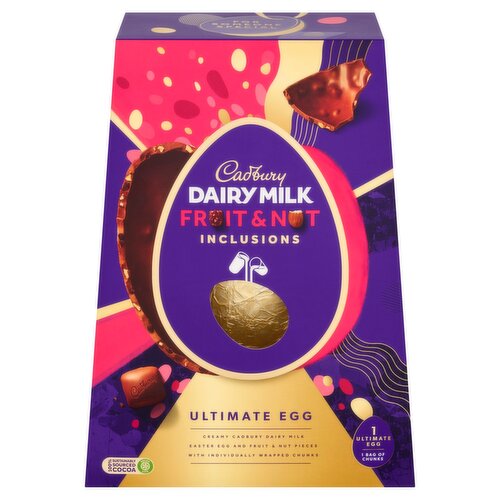 Cadbury Dairy Milk Fruit & Nut Ultimate Inclusion Easter Egg (400 g)