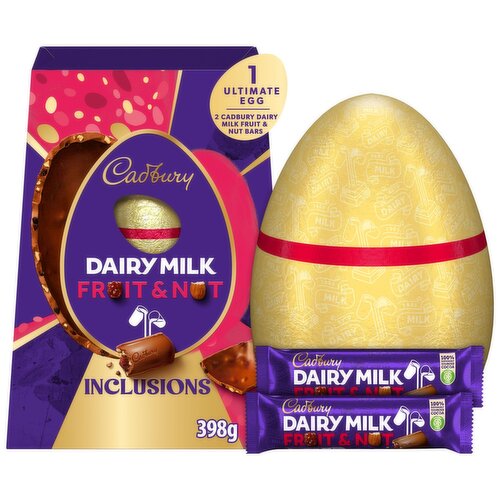 Cadbury Dairy Milk Fruit & Nut Ultimate Easter Egg (398 g)