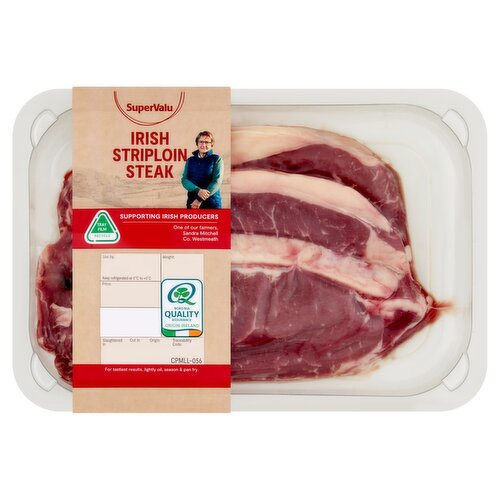Signature Tastes 5oz Beef Striploin Steaks (400 g)