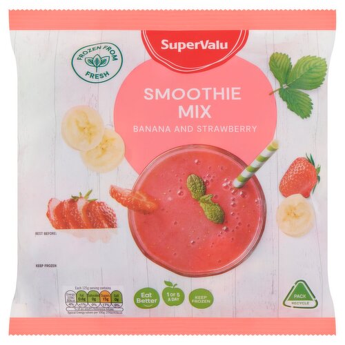 SuperValu Strawberry & Banana Smoothie Mix (500 g)