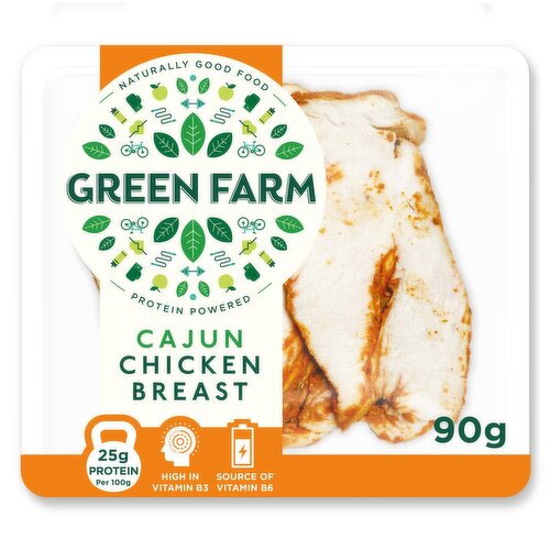 Green Farm Cajun Chicken Breast Slices (90 g)