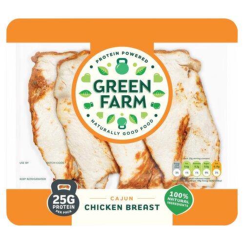 Green Farm Cajun Chicken Breast Slices (100 g)