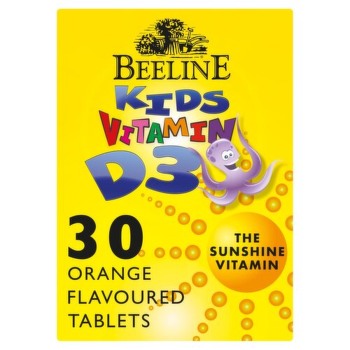 Beeline Kids Vitamin D3 Chewable Tablets (30 Piece)