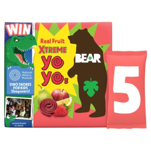 Bear Super Sour Strawberry and Apple Pure 5 Pack (100 g)