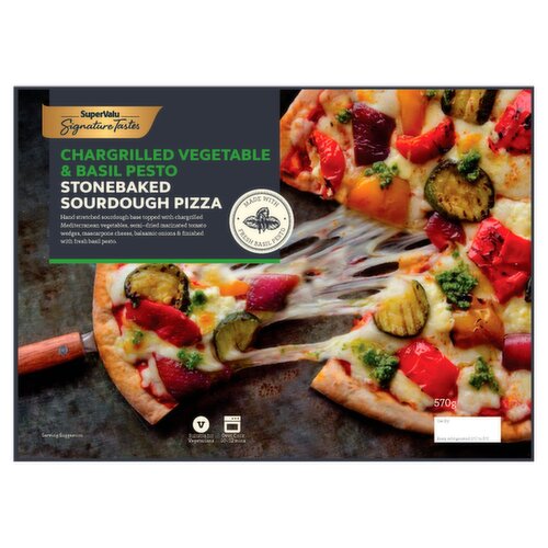 SuperValu Signature Tastes Vegetable & Pesto Sourdough Pizza (570 g)