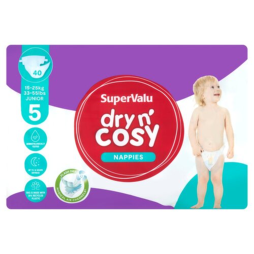 SuperValu Size 5 Nappies (40 Piece)