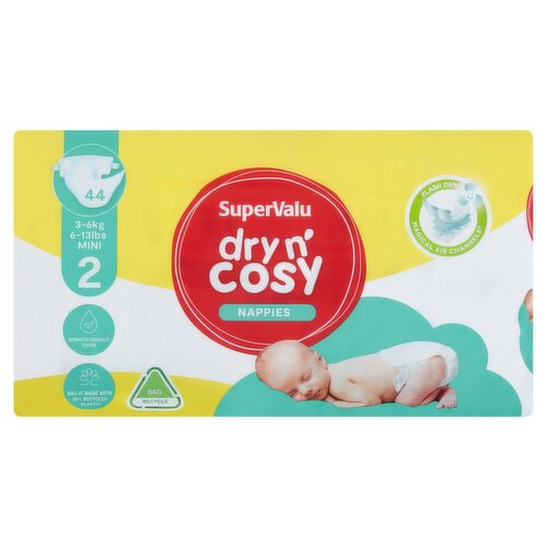 SuperValu Size 2 Nappies  (44 Piece)