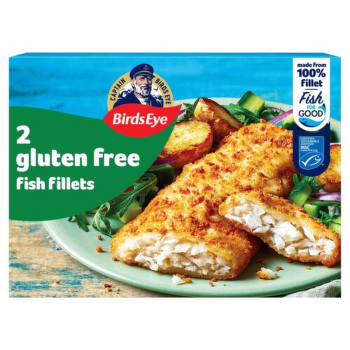 Birds Eye Gluten Free Breaded Fish Fillets 2 Pack (250 g)