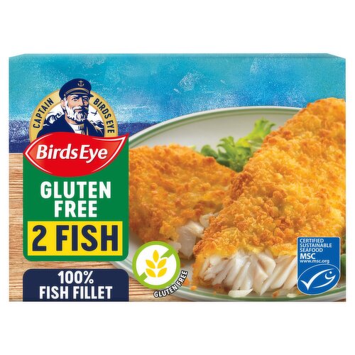 Birds Eye Gluten Free Breaded Fish Fillets 2 Pack (250 g)