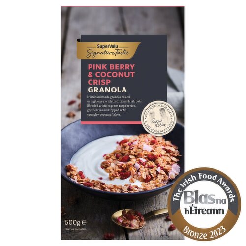 SuperValu Signature Tastes Pink Berry & Coconut Crisp Granola (500 g)