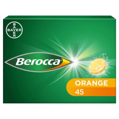 Berocca Orange Effervescent Tablets (45 Piece)