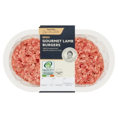 SuperValu Signature Tastes Gourmet Lamb Burgers 2 Pack (300 g)