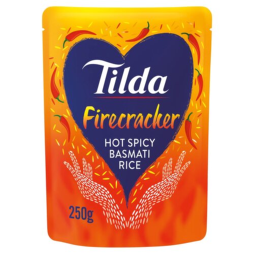 Tilda Microwave Firecracker Hot Spicy Basmati Rice (250 g)