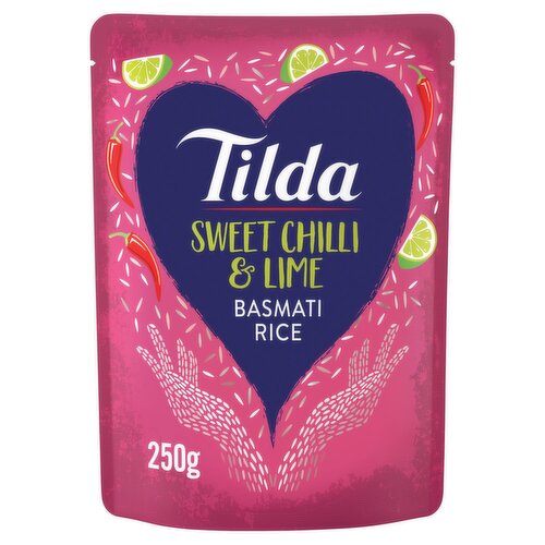 Tilda Microwave Sweet Chilli & Lime Basmati Rice (250 g)