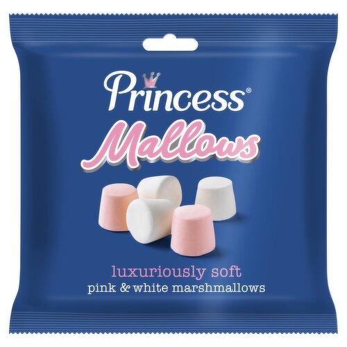 Princess Mallows Pink & White Marshmallows (130 g)