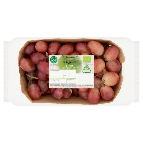 SuperValu Organic Red Grapes (500 g)