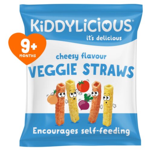 Kiddylicious Cheesy Veggie Straws 9+ Months (12 g)