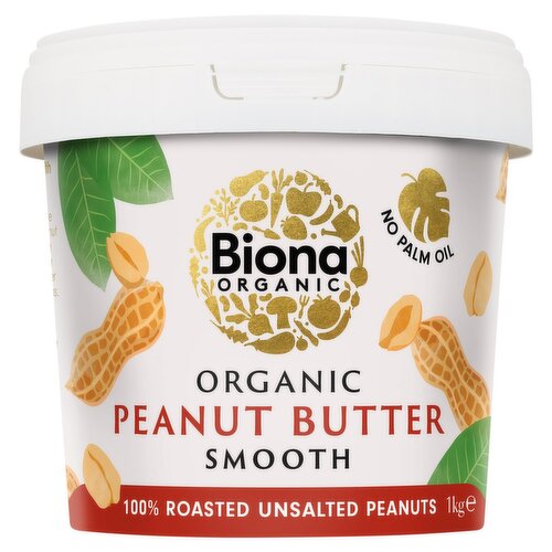 Biona Organic Smooth Peanut Butter (1 kg)