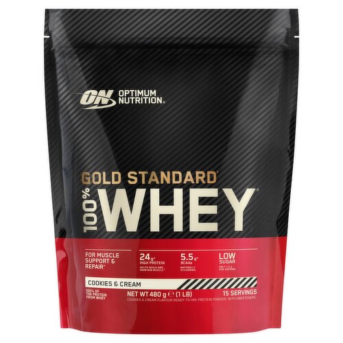 Optimum Nutrition Gold Standard Cookies & Cream 100% Whey (450 g)