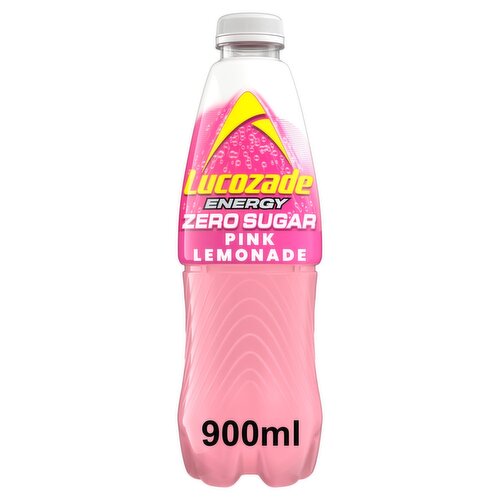 Lucozade Zero Pink Lemonade (900 ml)