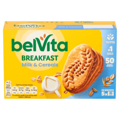 Belvita Breakfast Biscuits Milk and Cereals 5 Pack (225 g)