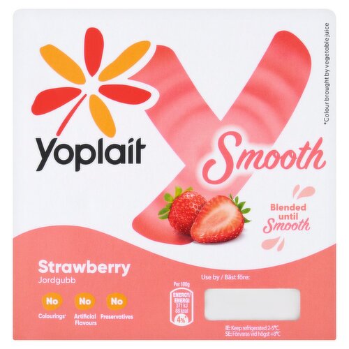 Yoplait Smooth Red Fruits Yogurt 4 Pack (125 g)