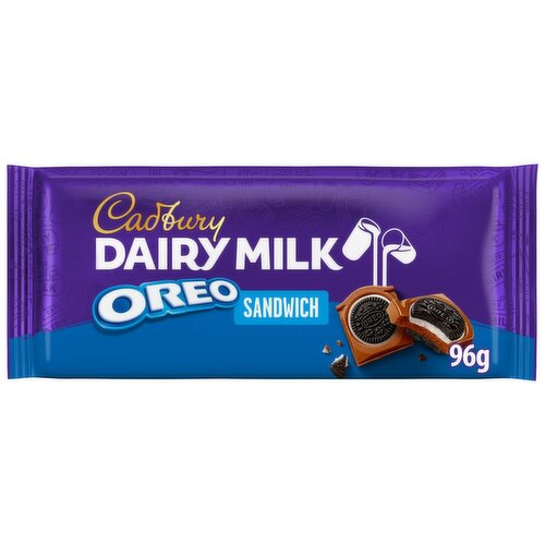 Cadbury Dairy Milk Oreo Sandwich Chocolate Bar (96 g)