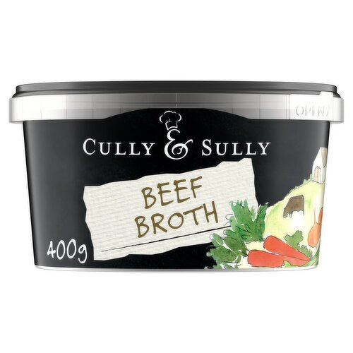 Cully & Sully Warming Beef Broth (400 g)