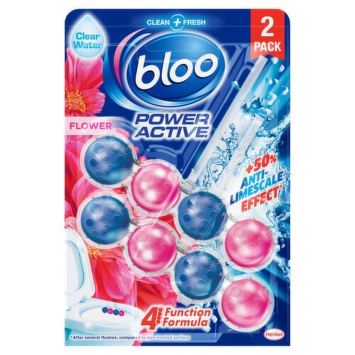 Bloo Flower Toilet Block 2 Pack (100 g)