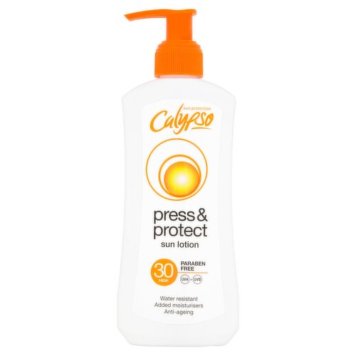 Calypso Press and Protect SPF30 Sun Lotion (200 ml)