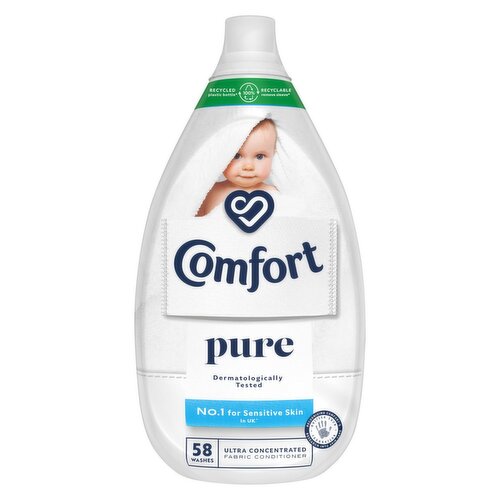 Comfort Fabric Conditioner for Sensitive Skin 58 Washes (870 ml)