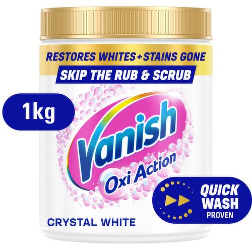 Vanish Oxi Action Stain Remover & Whitener Powder (1 kg)