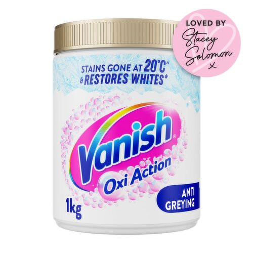 Vanish Oxi Action Stain Remover & Whitener Powder (1 kg)