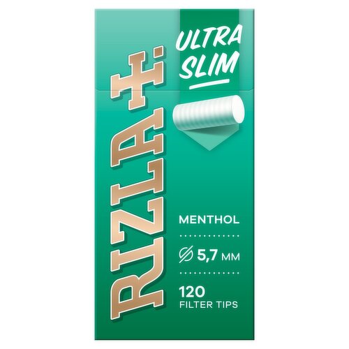 Rizla Menthol Ultra Slim Filter Tips 120pk (120 Piece)