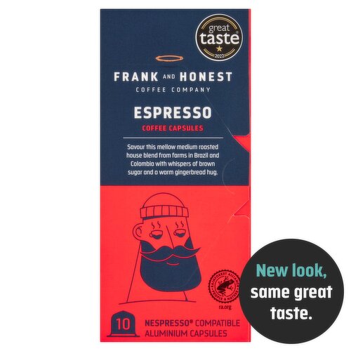 Frank & Honest Espresso Coffee Capsules (58 g)