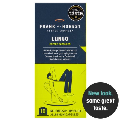 Frank & Honest Lungo Coffee Capsules (58 g)