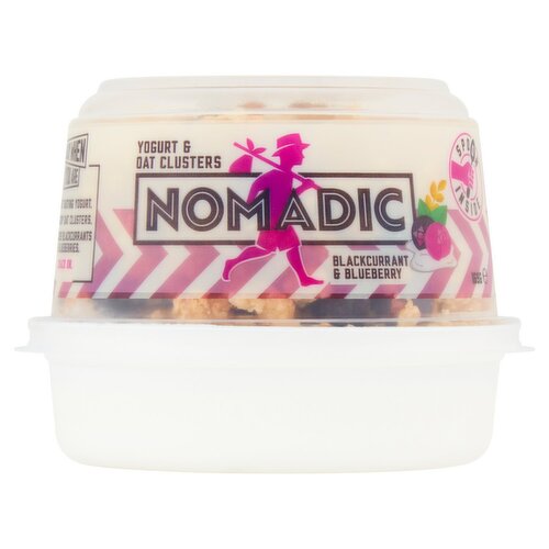 Nomadic Blueberry Blackcurrant Yogurt with Oat Clusters (169 g)