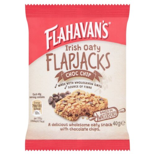 Flahanvans Oaty Flapjacks Chocolate Chip (40 g)