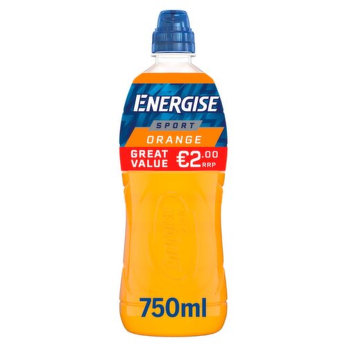 Energise Sport Orange Bottle (750 ml)
