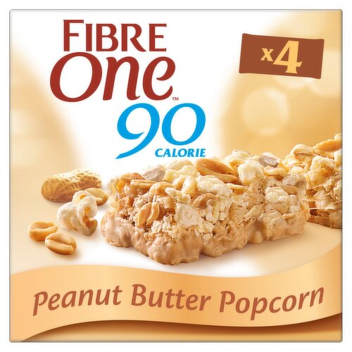 Fiber One Peanut Butter Popcorn Bars 4 Pack (84 g)