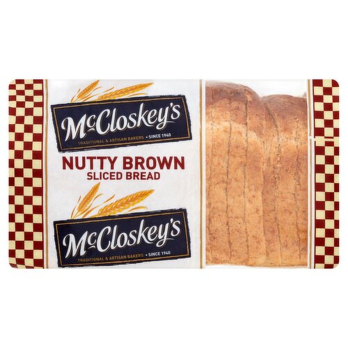 McCloskeys Nutty Brown Sliced Bread (780 g)