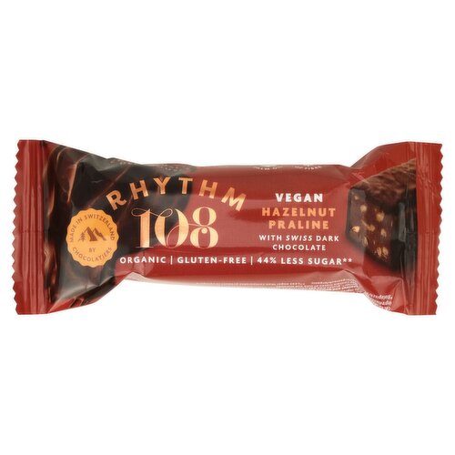 Rhythm 108 Hazelnut Praline Bar (33 g)