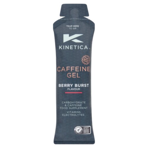 Kinetica Caffeine Gel Berry Burst Flavour (70 g)