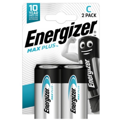 Energizer Max Plus C Batteries 2 Pack (2 Piece)