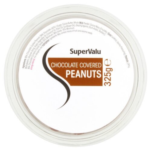 SuperValu Chocolate Covered Peanuts Tub (325 g)