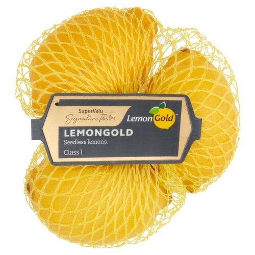 SuperValu Signature Tastes Seedless LemonGold Lemons (3 Piece)