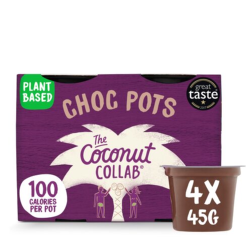 The Coconut Collaborative Chocolate Pots 4 Pack (45 g)