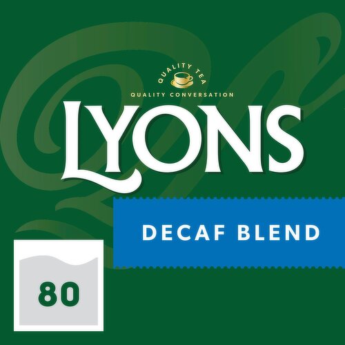 Lyons Decaf Blend Tea 80 Pack (230 g)