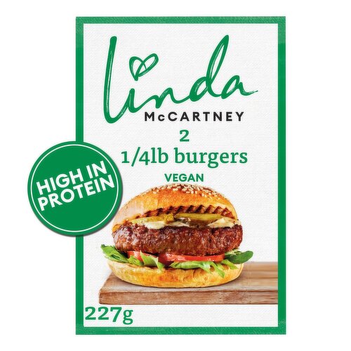 Linda Mccartney Vegetarian Quarter Pounder Burger (113 g)