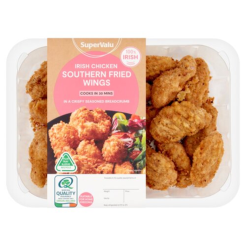 SuperValu Fresh Irish Southern Fried Chicken Wings (630 g)